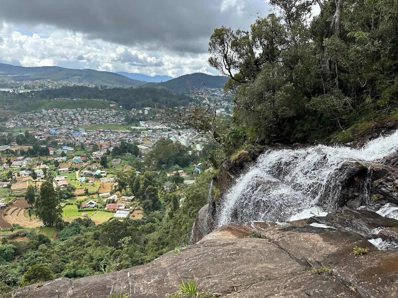 Scenic luxury travel image describing Lover's Leap Waterfall - View 2