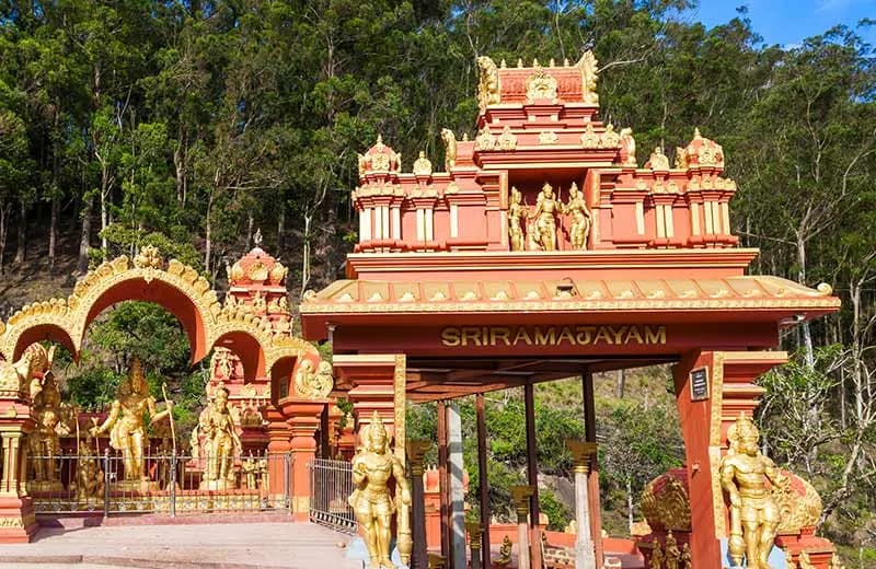 Scenic luxury travel image describing Seeta Amman Kovil Temple Sri Lanka - View 1